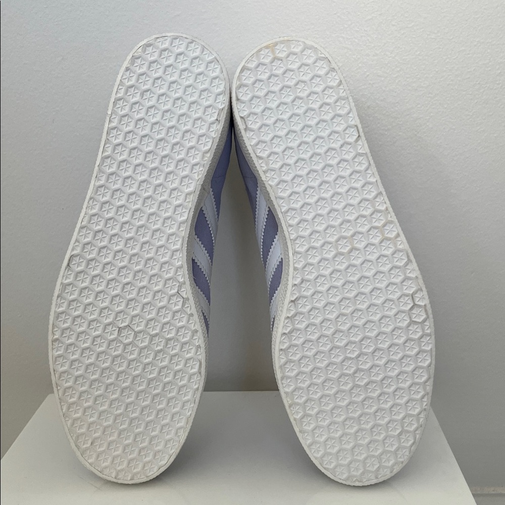 NWOT Adidas Gazelle Lavender and White Sneakers - Picture 5 of 6